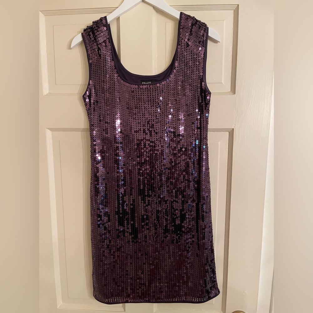 WORTH Sequin Purple Dress
